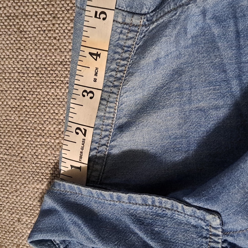 SONOMA western shirt SONOMA blue color 💙 denim size XXL. - Picture 11 of 11